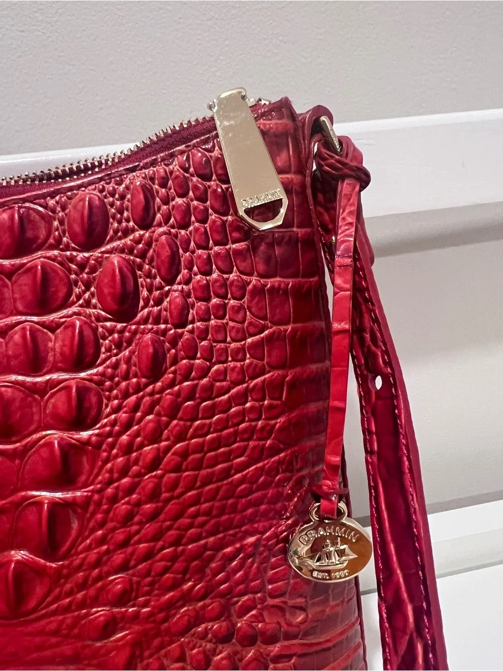 Brahmin Katie Crossbody Bag (Red) - Picture 7 of 9